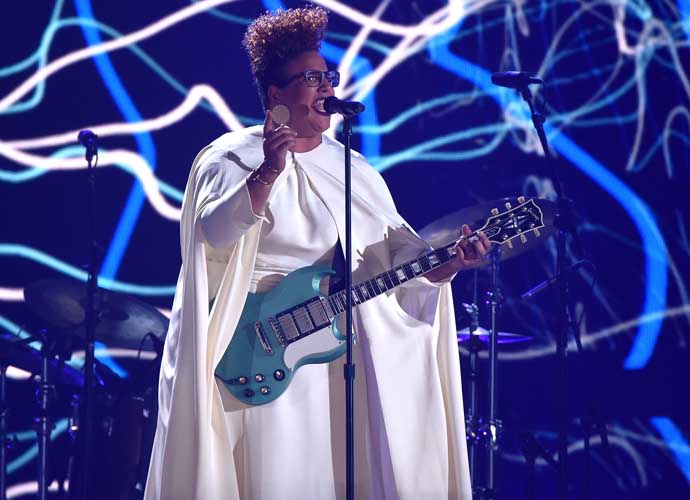 LOS ANGELES, CA - FEBRUARY 15: Musician Brittany Howard of of Alabama Shakes onstage during The 58th GRAMMY Awards at Staples Center on February 15, 2016 in Los Angeles, California. (Photo by Larry Busacca/Getty Images for NARAS)